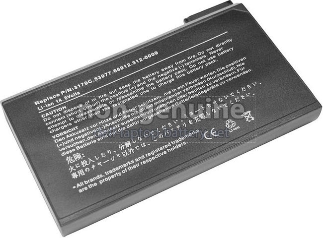 Battery for Dell Latitude CPM233XT laptop