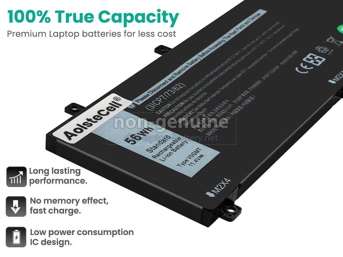 replacement Dell P46E001 battery