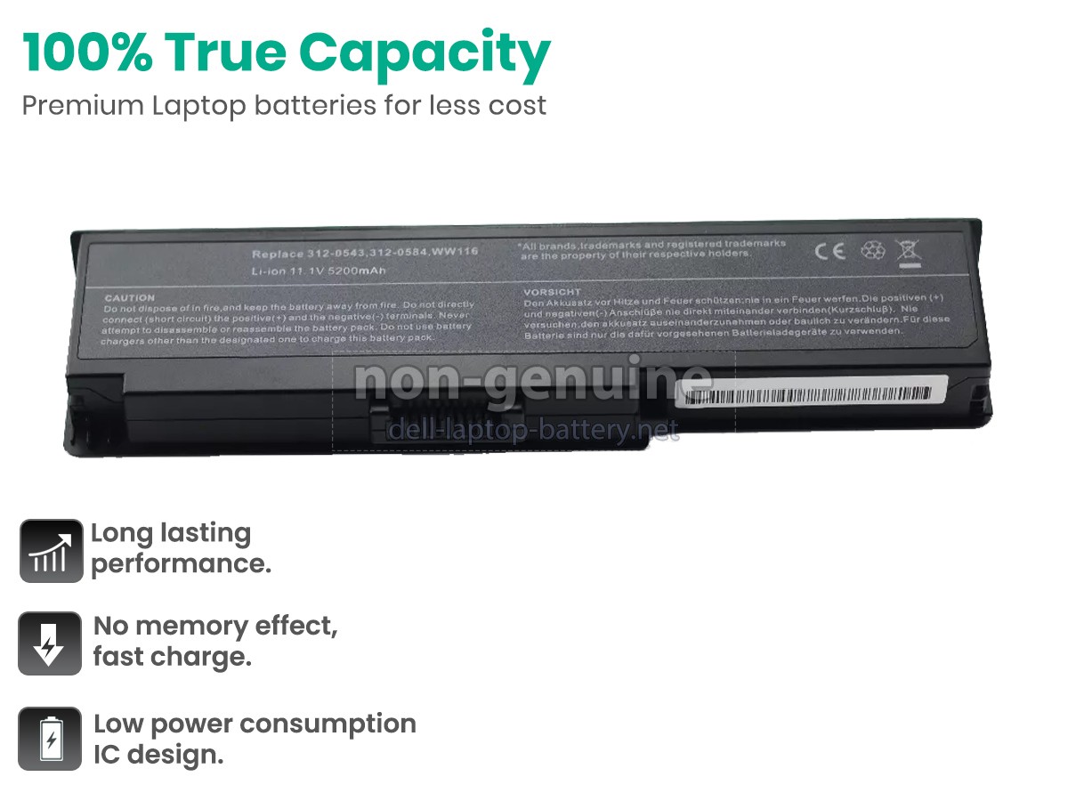replacement Dell Inspiron 1420 battery